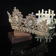 Load image into Gallery viewer, European Grand Crystal Crown for Bride or Quinceanera
