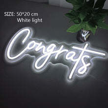 Load image into Gallery viewer, Acrylic Neon Signs Made For Indoor Wedding-Birthday or Any Party Decoration
