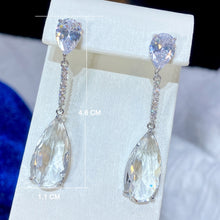 Load image into Gallery viewer, Fashion Cubic Zircon Water Drop Pendant Earrings for the Bride-Wedding Party Jewelry
