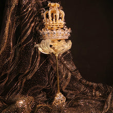 Load image into Gallery viewer, Bling Fancy Luxury Gold or Silver Scepter - for Quinceanera - Bride - Pageant
