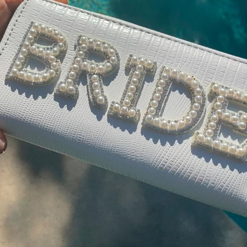 Bridal Purse Bridal - Bride to Be Small - Bachelorette Gift