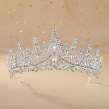 Load image into Gallery viewer, Baroque Retro Crystal Bridal Tiaras-Crown-Wedding Hair Accessories-Quinceanera
