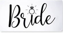 Load image into Gallery viewer, Bride Beach Towel - Bride Squad- Bachelorette Party Gift - Bridesmaid Gift
