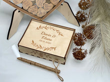 Load image into Gallery viewer, World Theme Wood Guest Wish Drop Frame - A Guestbook Alternative - Wedding - Events
