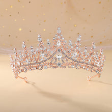 Load image into Gallery viewer, Baroque Retro Crystal Bridal Tiaras-Crown-Wedding Hair Accessories-Quinceanera
