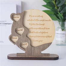 Load image into Gallery viewer, Personalized Vintage Wooden Family Tree Sign-Laser Engraved-Mom Dad Custom Gift
