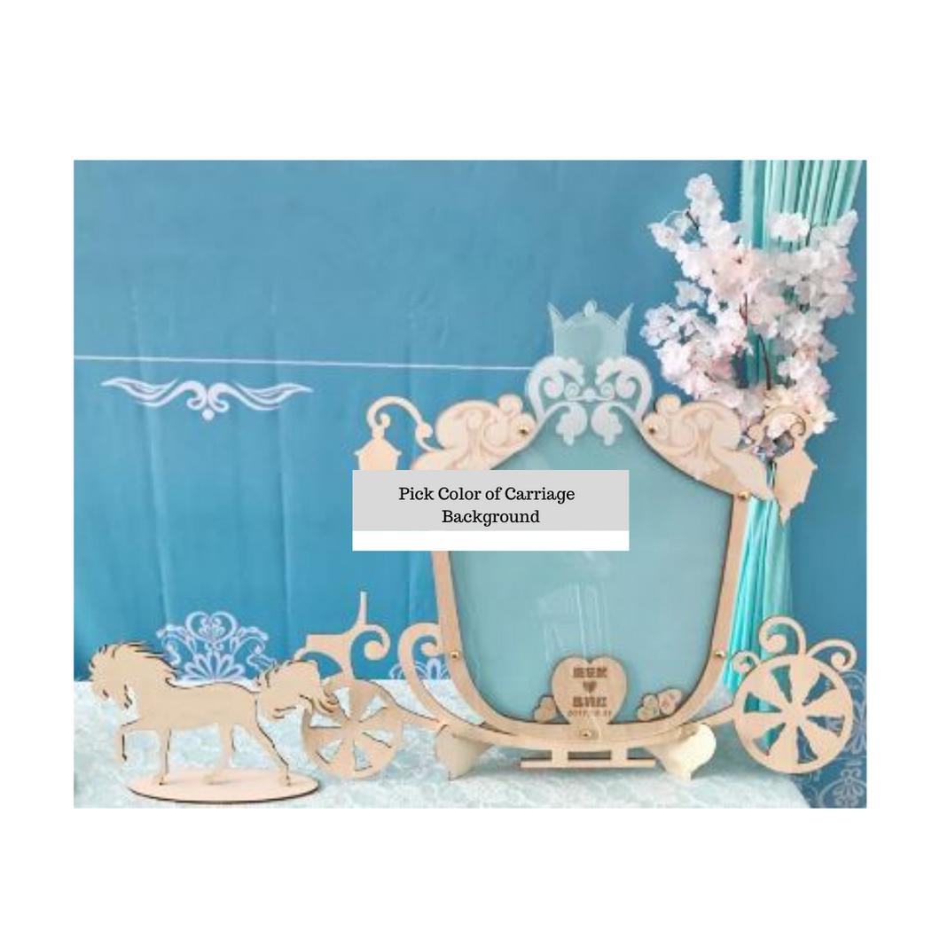 Handmade Princess Inspired Carriage Fairy Tale Wish Drop Box
