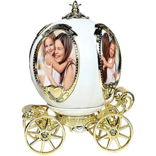 Load image into Gallery viewer, Princess Carriage Photo Holder Music Box Gift
