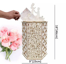 Load image into Gallery viewer, Wood Tower Wedding or Quince Card Box
