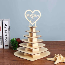 Load image into Gallery viewer, Mr and Mrs Heart Theme Wedding Chocolate Display Stand
