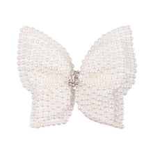 Load image into Gallery viewer, Boutique White Pearl-Rhinestone Hair Bows and Hairbands for Girls-Headband Kids Hair Accessories
