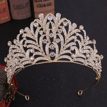 Load image into Gallery viewer, Shiny Points of Light Crystal Tiaras-Crowns-Bride-Quinceanera
