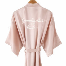 Load image into Gallery viewer, Beautiful Bridal Party Bathrobes Faux Satin-Silk Robes for Everyone in Wedding Party
