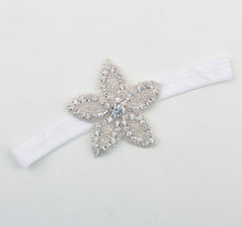 Load image into Gallery viewer, Headband Faux Pearls-Rhinestone Hairbands for Flower Girl at Wedding-Bridal Headwear
