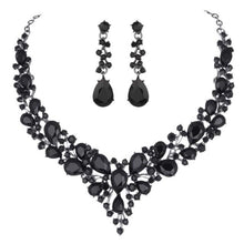 Load image into Gallery viewer, Gorgeous Crystal Jewelry Necklace and Earrings Set
