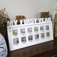 Load image into Gallery viewer, 12 Month Baby Photo Frame - My First Year

