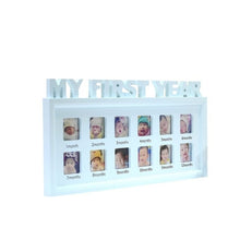 Load image into Gallery viewer, 12 Month Baby Photo Frame - My First Year
