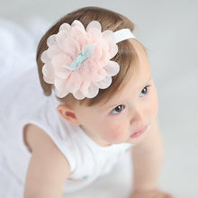 Load image into Gallery viewer, Pink Flower Hair Accessories for Little Girls
