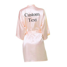 Load image into Gallery viewer, Personalized Bride-Bridesmaids Robes-Wedding Robe-Team Bride Gifts-Bridal Shower
