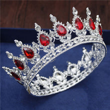 Load image into Gallery viewer, Crystal Bridal or Quince Tiara Baroque Your Majesty Crowns
