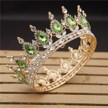 Load image into Gallery viewer, Crystal Bridal or Quince Tiara Baroque Your Majesty Crowns
