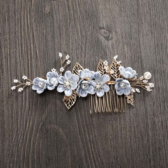 Dainty Flower Hair Pins for Special Occasions - Bridal Hair Accessories