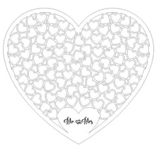 Load image into Gallery viewer, Heart Shape Wedding Mr and Mrs Guest Book Option Rustic Pink Puzzle
