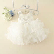 Load image into Gallery viewer, white tulle little girls dress
