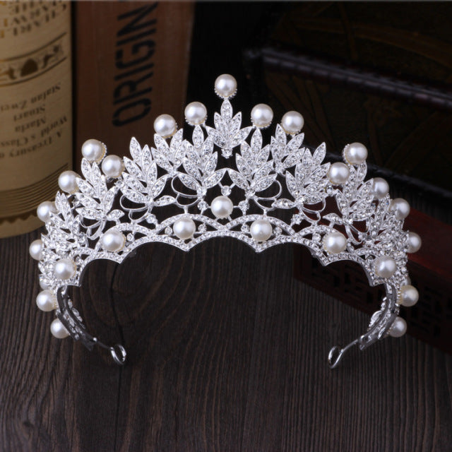 Assorted Styles Fashion Crystal Crowns- Bride Tiaras Wedding Headpiece Hair Jewelry