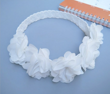 Load image into Gallery viewer, Adorable Rose Baby Headbands and Bows- Flowers Hair Accessories for Baby Girls
