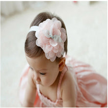 Load image into Gallery viewer, Adorable Rose Baby Headbands and Bows- Flowers Hair Accessories for Baby Girls
