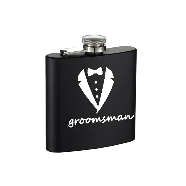 Groom or Best Man or Groomsman Gift Socks-Flask Wedding Gift