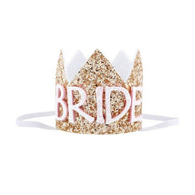 Load image into Gallery viewer, Bridal Shower Bachelorette Party Bride to Be Fun Tiara Wedding Crown Tiara and Other Accessories
