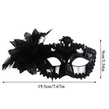 Load image into Gallery viewer, Venetian Masquerade Eye Mask On Stick Mardi Gras-Halloween-Quinceañera- Party-Prom-Fantasy Ball
