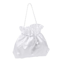 Load image into Gallery viewer, Bride-Flower Girl White Bag-Pouch-or First Holy Communion Little Girl Purse
