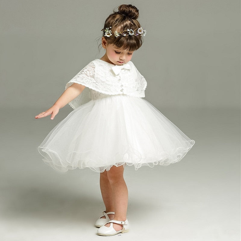 2pcs Set Baby Girl Outfit For Special Occasion Christening