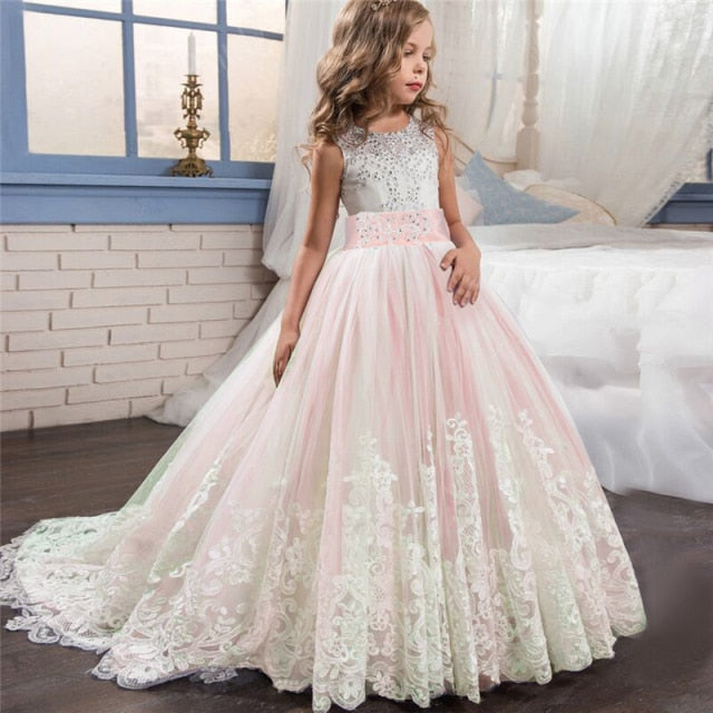 Lacey Junior Bridesmaids Dresses for Young Girls - 6-14 years old