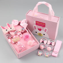Load image into Gallery viewer, 18 Pieces Baby Accessories Princess Headdress Girls Headband Children Barrettes Headband Gift Set
