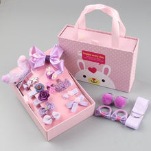 Load image into Gallery viewer, 18 Pieces Baby Accessories Princess Headdress Girls Headband Children Barrettes Headband Gift Set
