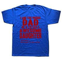 Load image into Gallery viewer, Daddy And Daughter Best Friends For Life Dad Gift Printed Cotton Short Sleeve T-Shirts
