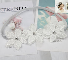 Load image into Gallery viewer, Adorable Rose Baby Headbands and Bows- Flowers Hair Accessories for Baby Girls
