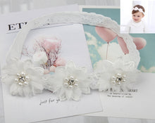Load image into Gallery viewer, Adorable Rose Baby Headbands and Bows- Flowers Hair Accessories for Baby Girls
