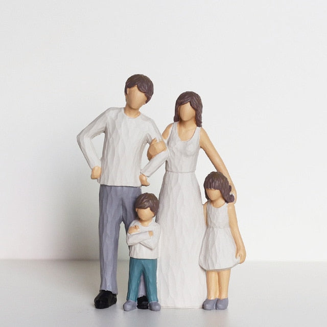 Resin Family Figurines-Gifts for Special Occasions