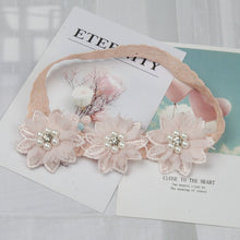 Load image into Gallery viewer, Adorable Rose Baby Headbands and Bows- Flowers Hair Accessories for Baby Girls
