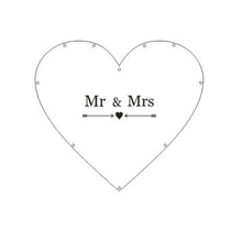 Load image into Gallery viewer, Wedding Mr and Mrs Acrylic Heart Wish Drop Box-Guest Book Alternative
