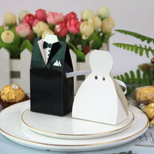 Load image into Gallery viewer, 50pcs Hot sale wedding favor candy box Bride Groom. Wedding invitation gifts,party decoration supply.decoracion boda sweet box
