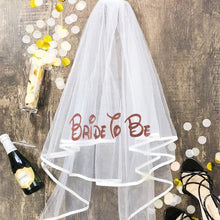 Load image into Gallery viewer, Bride to Be Accessories Bridal Shower sashes-veil-pouches-bracelets-team bride pin
