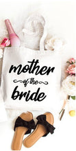 Load image into Gallery viewer, Mother Of The Groom bride to be tote Bag bridal shower Wedding Engagement Bachelorette Party decoration supplies gift present
