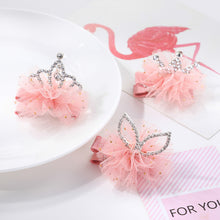 Load image into Gallery viewer, Chiffon Boutique Princess Crown Headbands for Infant and Toddler Baby Girls
