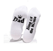 Load image into Gallery viewer, Mother or Father&#39;s Day Gift Socks-Gift For Mom-Gift for Dad-King and Queen of the House
